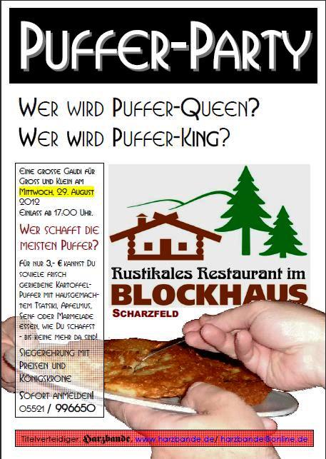 Plakat Puffer-Party